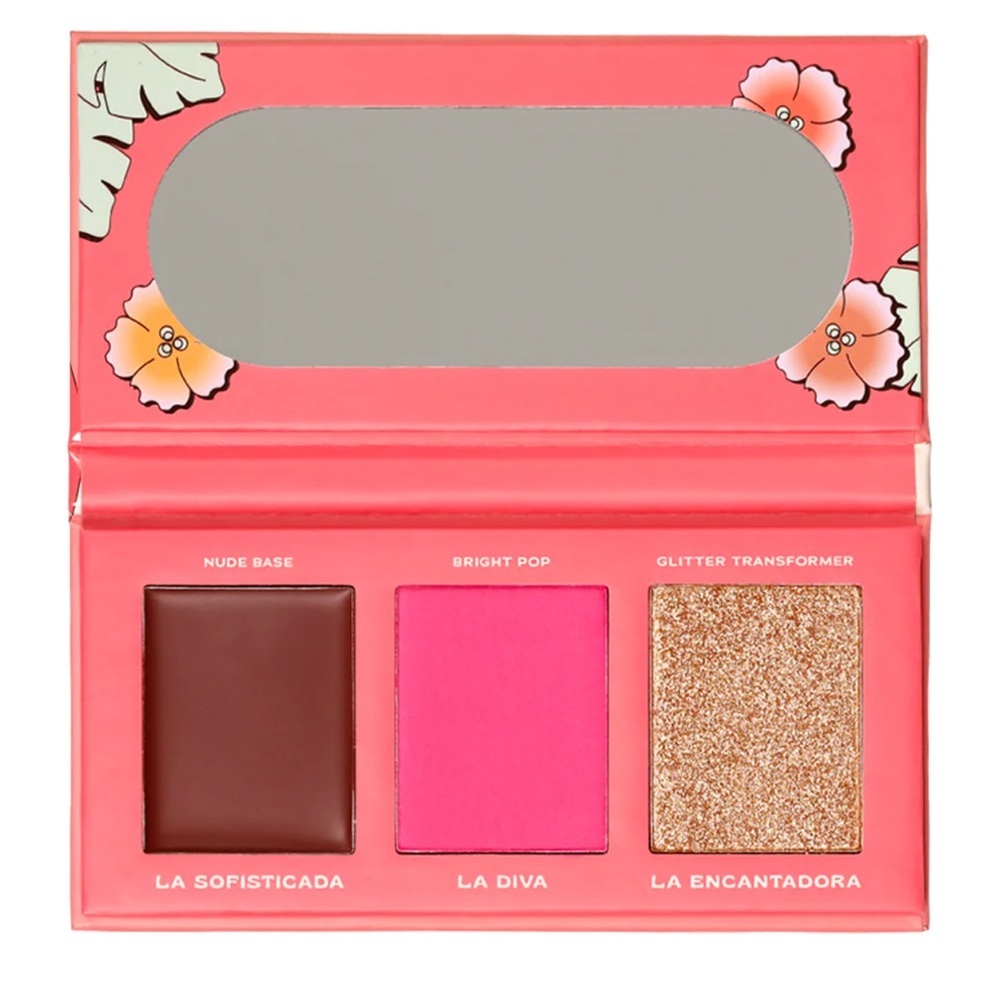 La Diva Trio Blush Palette with Mirror
